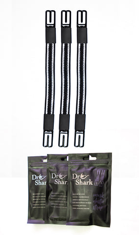 Image of 5pcs Scarf (Hijab) Mask Extender - Dr.Shark (3Black & 2White)