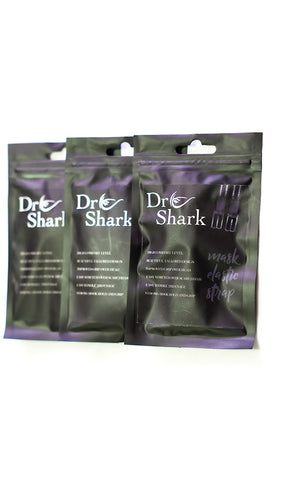 Image of 5pcs Scarf (Hijab) Mask Extender - Dr.Shark (3Black & 2White)